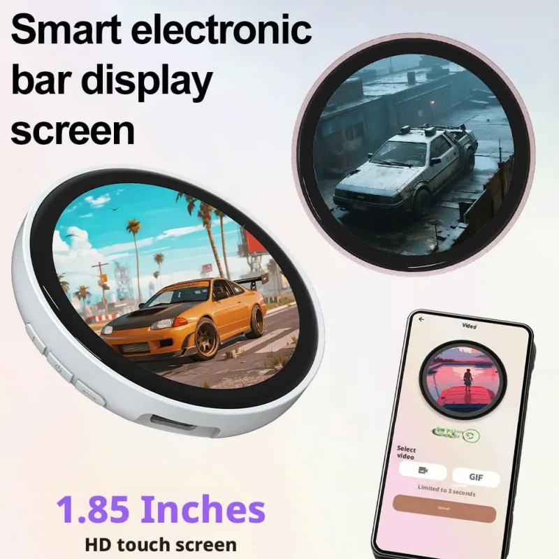Modern Electronics Gadgets - Anime E-Badge Display Pin Dynamische elektronische