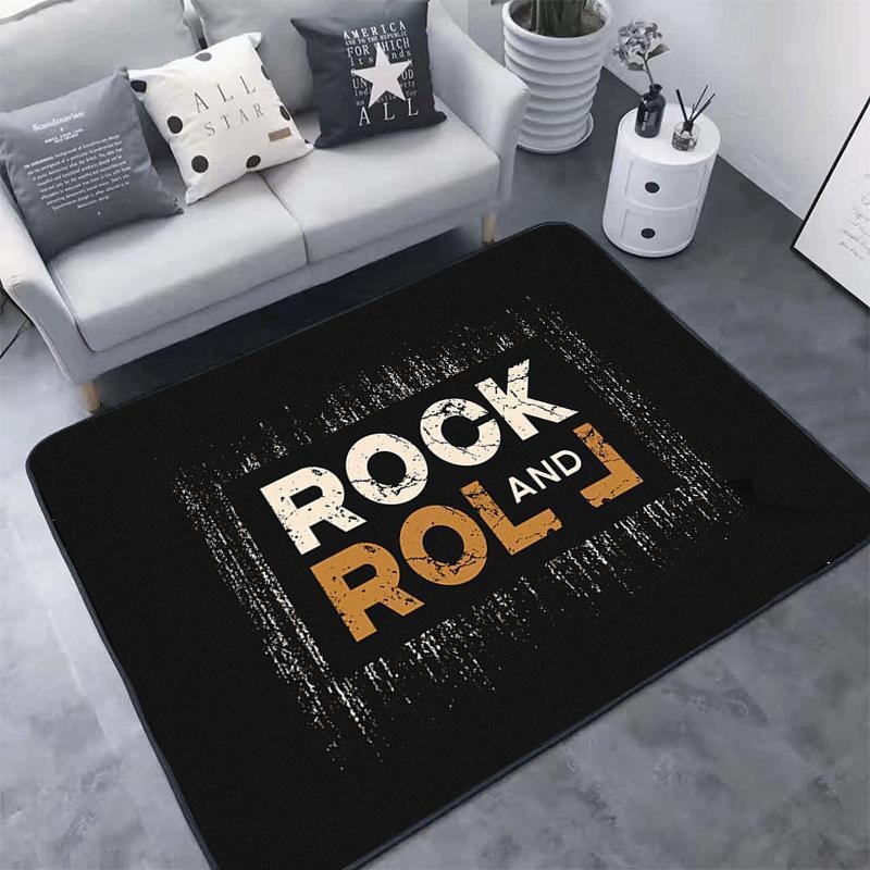 Modern Electronics Gadgets - Rock and Roll Tapijt Hard Rock
