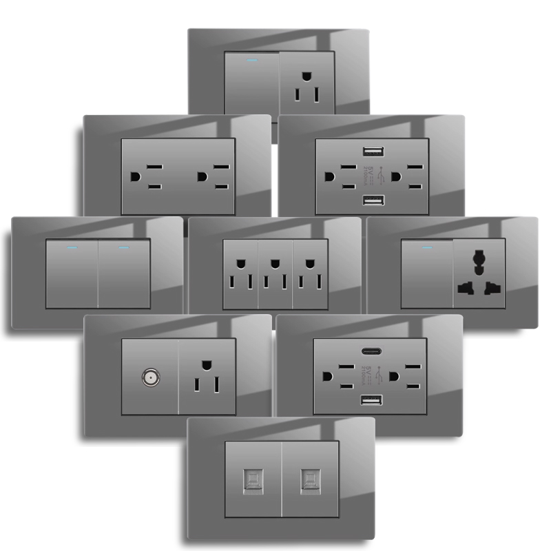 Electronics Gadgets For Home - Ons Standaard Grijs Gehard Glas Usb