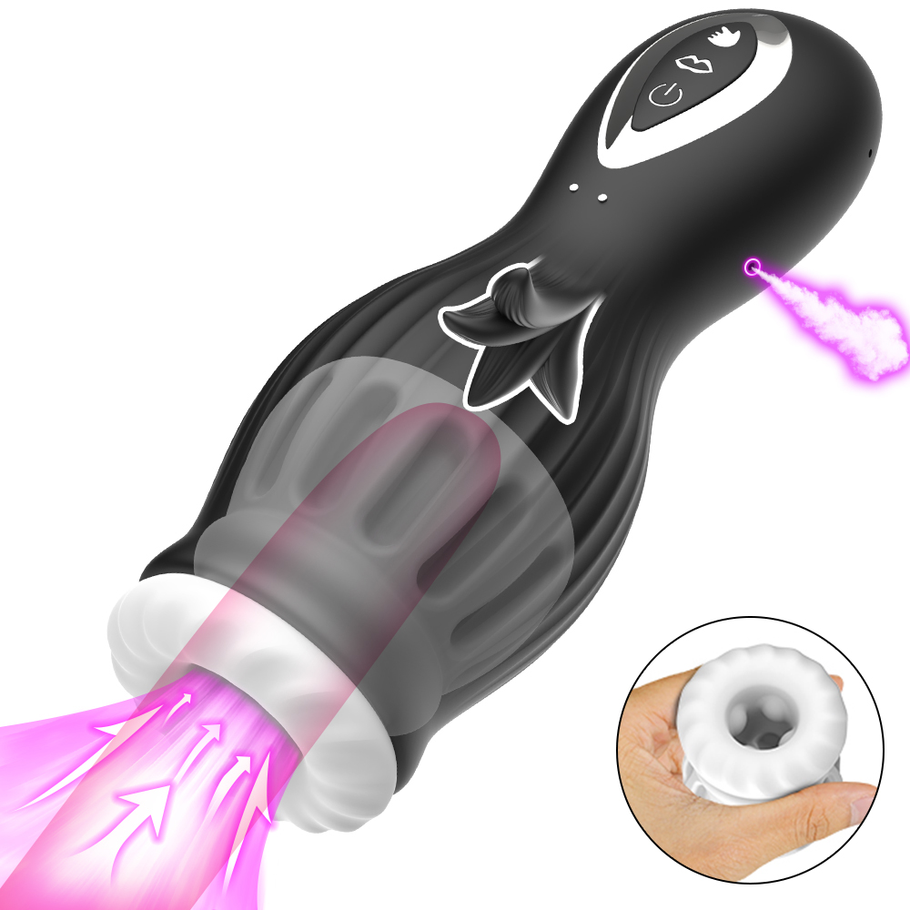 Electronics Gadgets For Women - Automatische Zuigende Tong Likken Mannelijke Masturbators