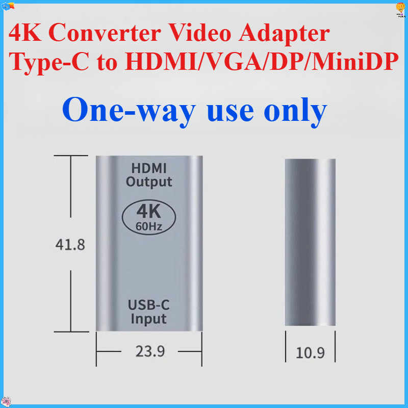 Electronics And Gadgets With C - 4K Converter Video Adapter Type-C Naar