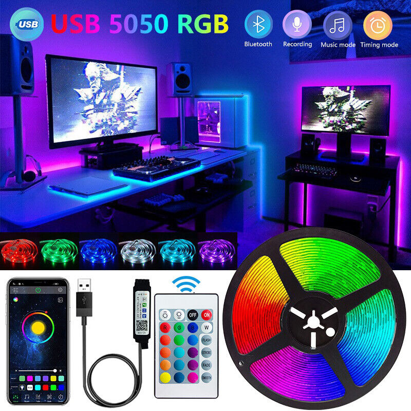 Electronics Gadgets For Home - Bluetooth Led Lights Strip 5050 Smart