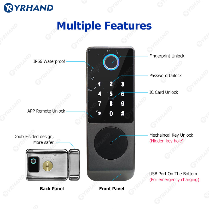 Tuya Smart Lock Waterdichte Wi - Unique Electronics Gadgets recensie en prijs